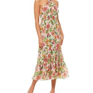 Misa Los Angeles Floral Maxi Karolina Dress NWT